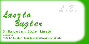 laszlo bugler business card